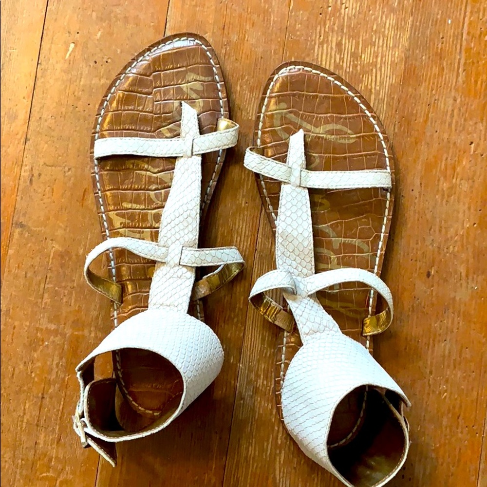 Snakeskin (faux) Gladiator Sandals